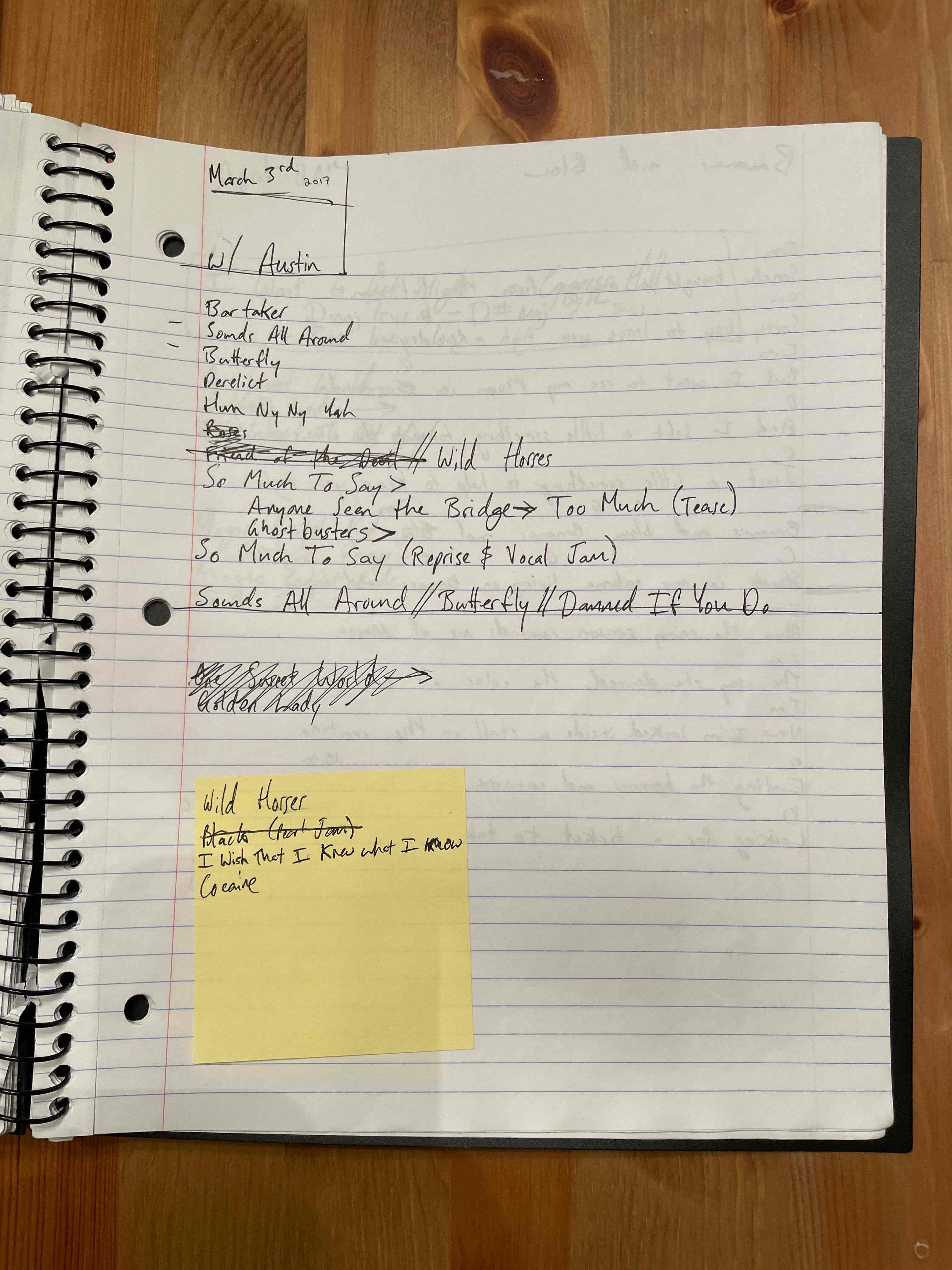 2017-03-13-setlist